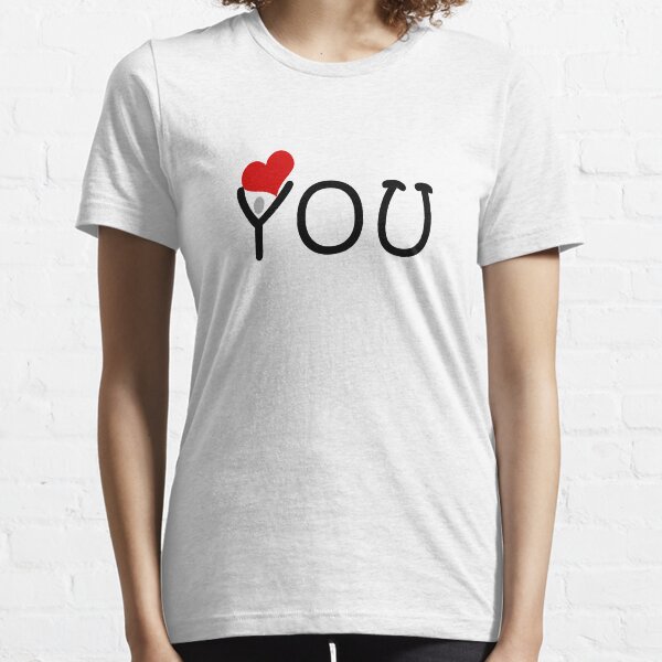 I Love You | Valentine's Day Heart Essential T-Shirt
