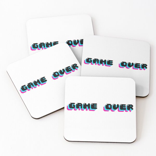 Item preview, Game over pixel text design designed and sold by ellarosecreates.