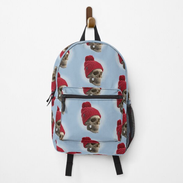 Item preview, SKULLBEANIE 02-01 skull with red beanie designed and sold by Radu-Gabriel.