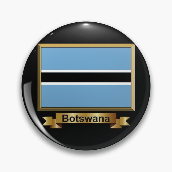 Item preview, Botswana Flag Gifts, Stickers & Products (N) designed and sold by mpodger.