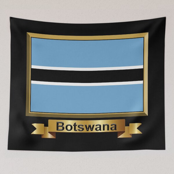 Item preview, Botswana Flag Gifts, Stickers & Products (N) designed and sold by mpodger.