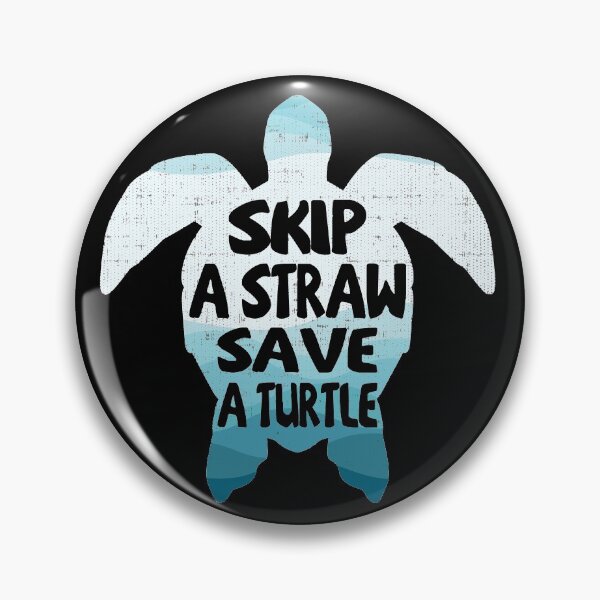 Item preview, Skip A Straw Save a Turtle designed and sold by NinjaStries.