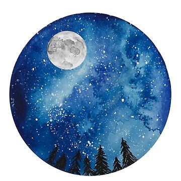 Watercolor Starry Night Art Print for Sale by ATHENA By Women In STEM