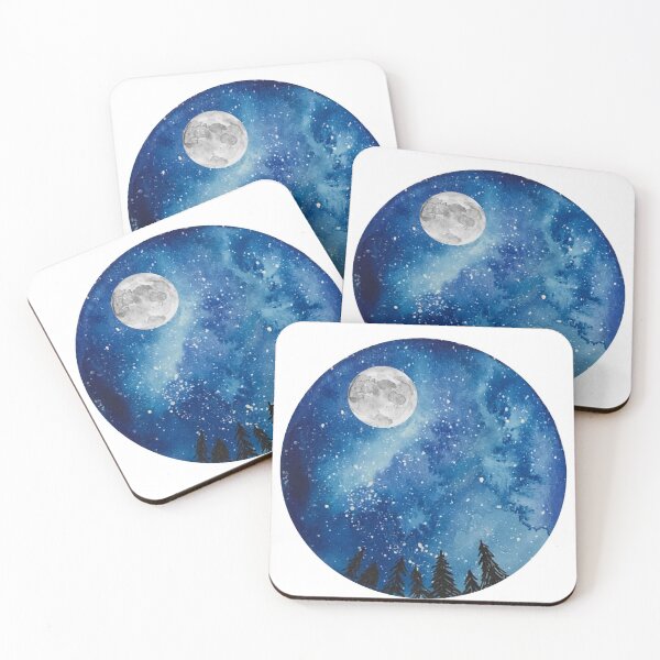 Item preview, Watercolor Starry Night designed and sold by ATHENA By Women In STEM.