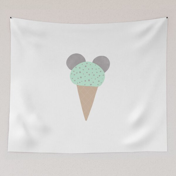 Item preview, mouse mint ice cream cone designed and sold by emilypadula.