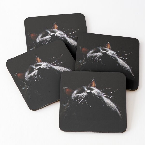 Item preview, Black Cat In Starlight designed and sold by Jean Gregory Evans.