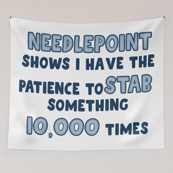 Item preview, Needlepoint Stabbing designed and sold by BeyondTheDeck.