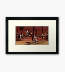 Robots Ballet Framed Print
