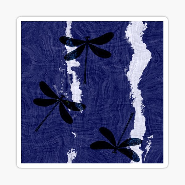 Dragonfly Silhouette Sticker