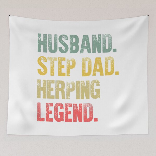 Item preview, Funny Men Vintage T Shirt Husband Step Dad Herping Legend designed and sold by Bendthetrend.