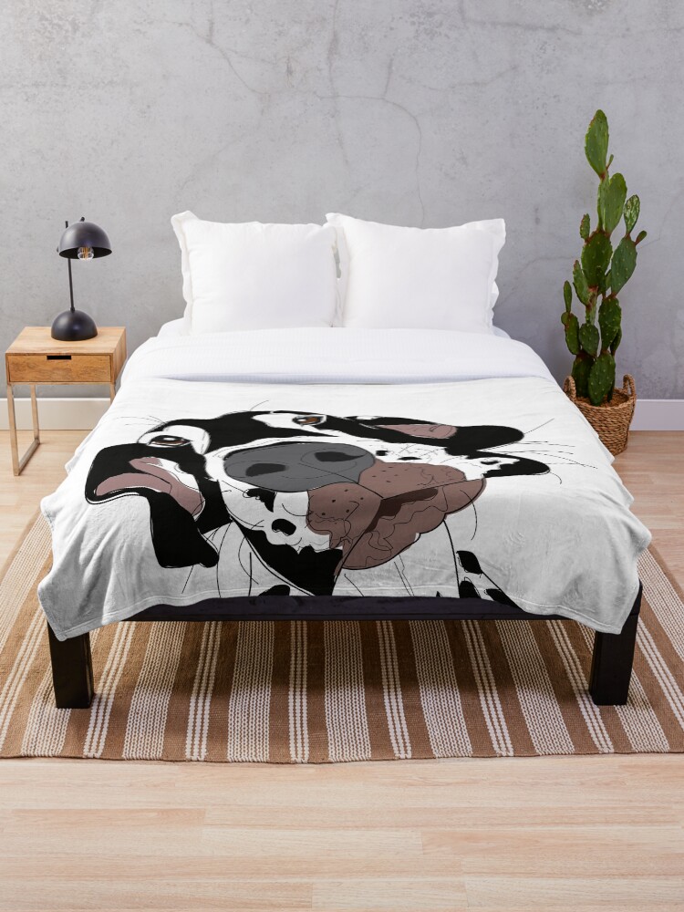 great dane throw blankets