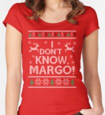 Camiseta entallada de cuello redondo No lo sé, Margo!