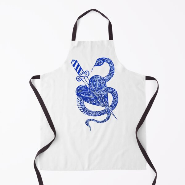 Item preview, Snake heart - Blue illustration designed and sold by JustineLecouffe.