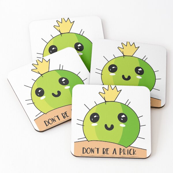 Item preview, Don't be a Prick Cute Cactus designed and sold by Ash Granda.