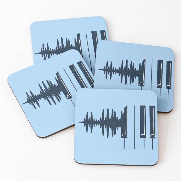 Item preview, Sound Waves Morphing into a Piano designed and sold by CoolSilhouettes.