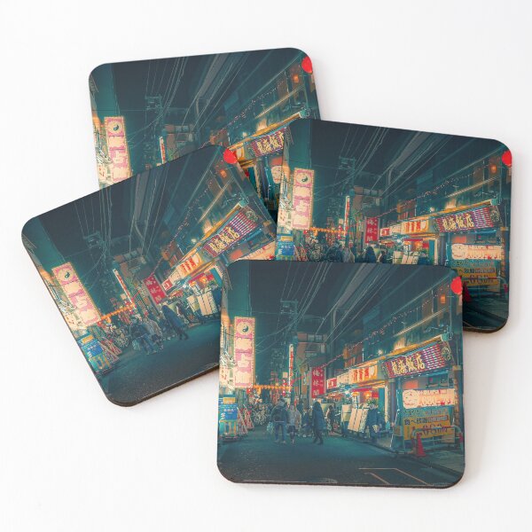 Item preview, Derezzed II - Yokohama Japan Night Photo designed and sold by Anthonypresley.