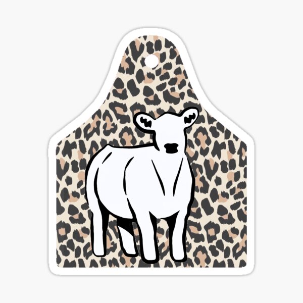 Item preview, Cheetah Ear Tag - Cow - NOT FOR RESALE WITHOUT PERMISSION designed and sold by l-oh.