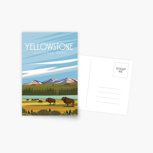 Yellowstone Postcards for Sale