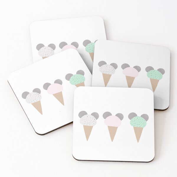 Item preview, mouse ice cream cone trio designed and sold by emilypadula.
