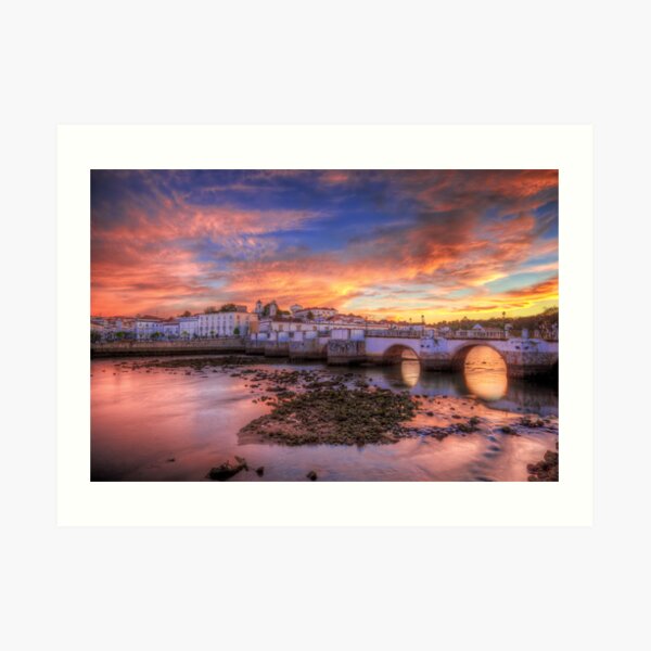 Tavira Sunset Art Print