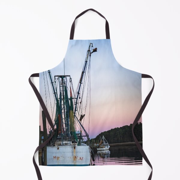 Item preview, Fishing boat in a river designed and sold by KensLensDesigns.