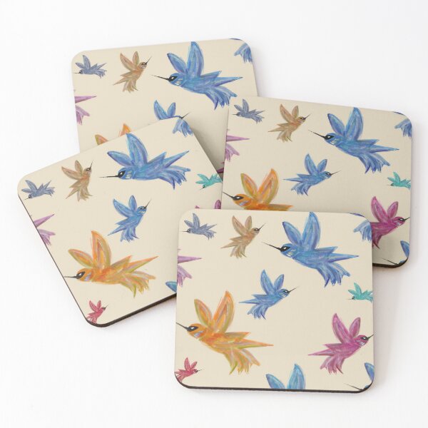 Item preview, rainbow hummingbirds designed and sold by alisonbbentley.