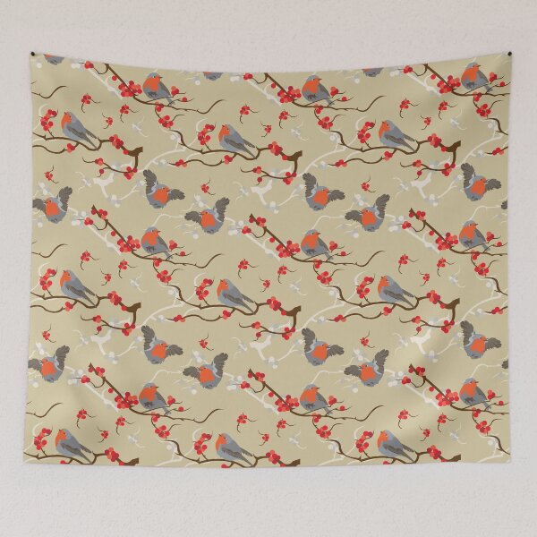 Item preview, Redbreast  Robin Cute Pattern designed and sold by PurpleTank.