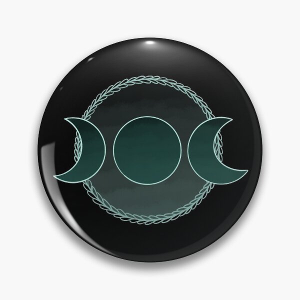 Triple Goddess - Green Pin