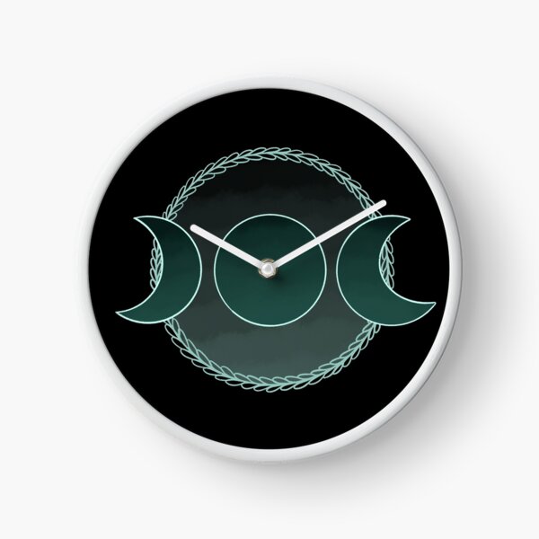 Triple Goddess - Green Clock