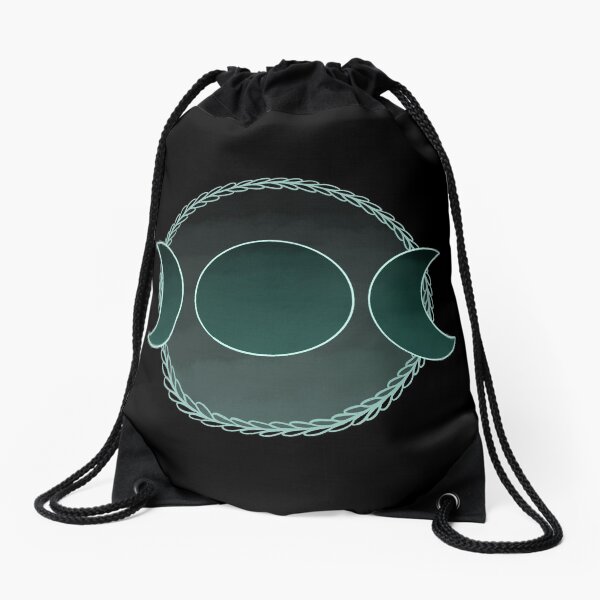 Triple Goddess - Green Drawstring Bag
