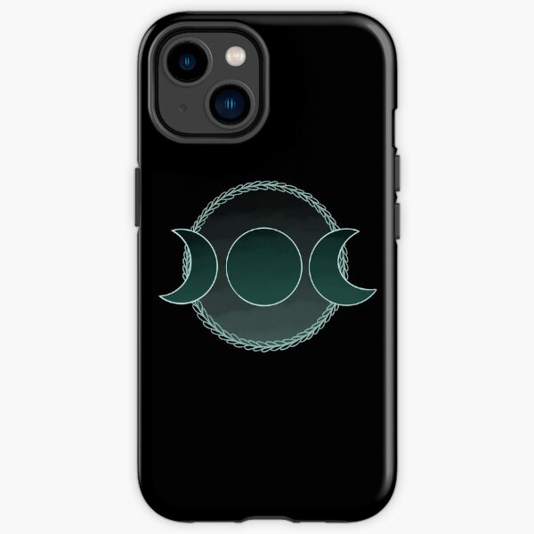 Triple Goddess - Green iPhone Tough Case