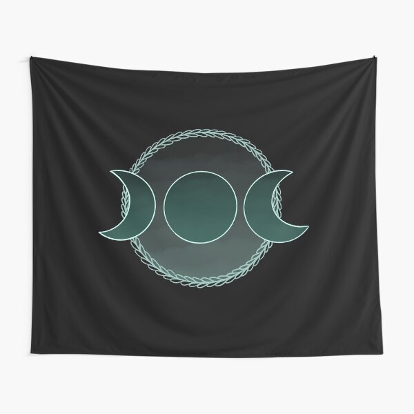 Triple Goddess - Green Tapestry