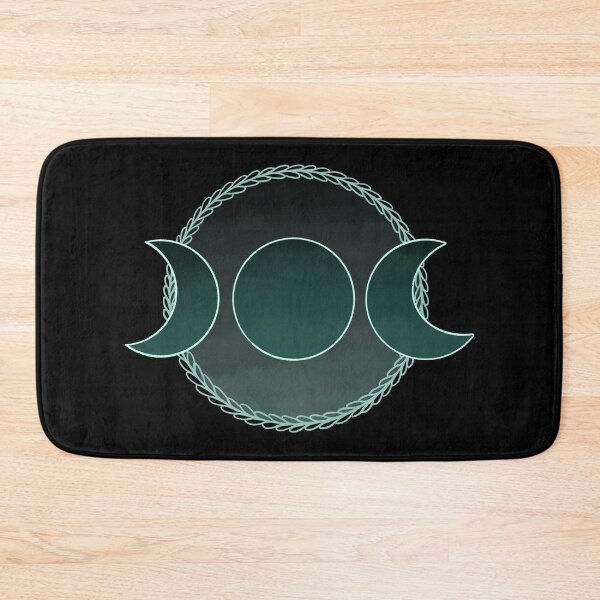 Triple Goddess - Green Bath Mat
