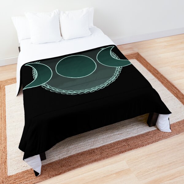 Triple Goddess - Green Comforter