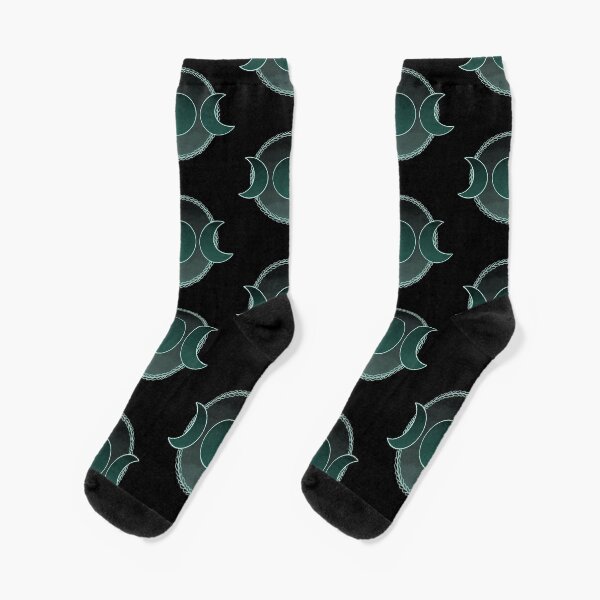 Triple Goddess - Green Socks