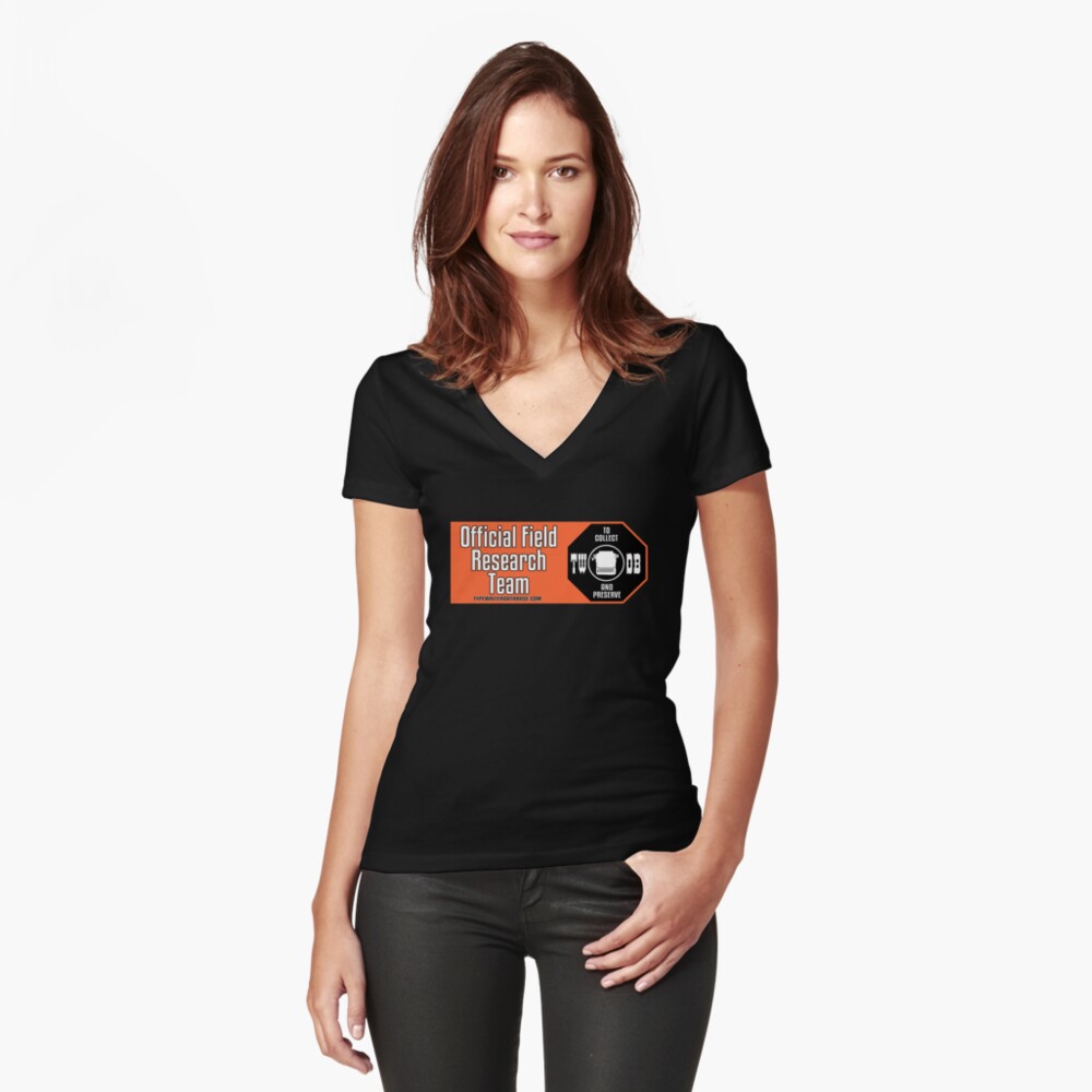 Item preview, Fitted V-Neck T-Shirt designed and sold by TWDB.