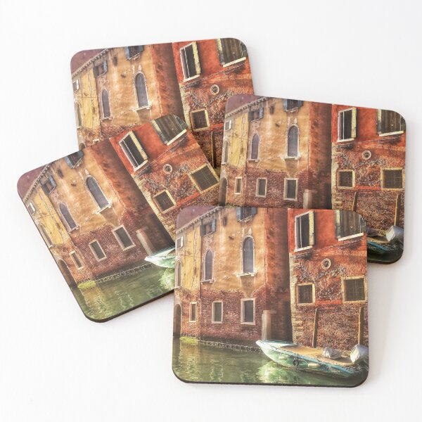 Item preview, SPLENDID LIGHT OVER A CANAL IN VENICE designed and sold by LaylaTheCurly.