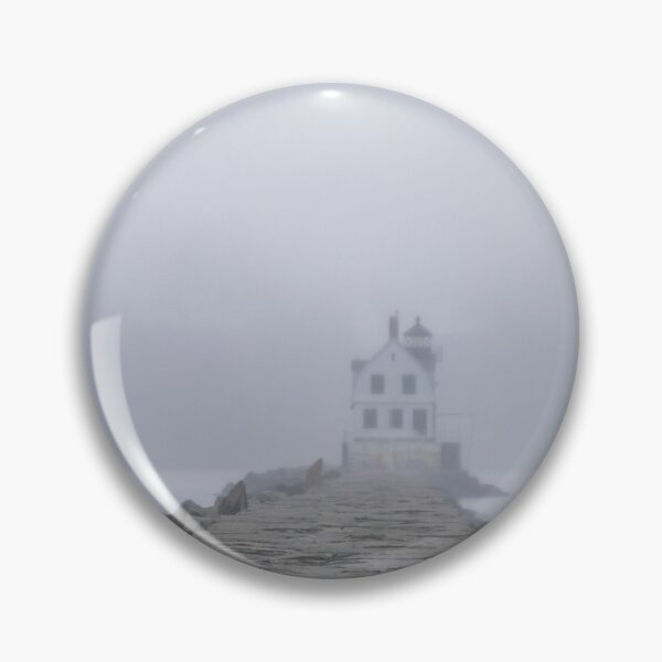 Item preview, Maine Coast LightHouse Early Morning Fog designed and sold by ManiacMoose.