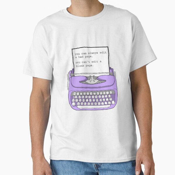 Item preview, Purple Typewriter - Motivational Writing Quotes designed and sold by jddesignsstuff.