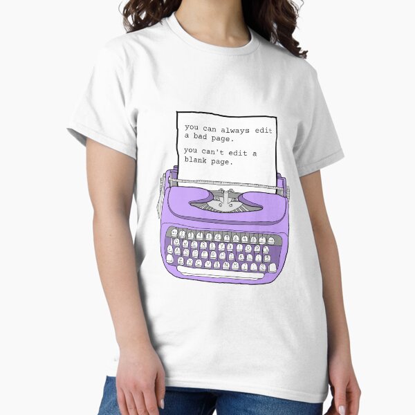 Item preview, Purple Typewriter - Motivational Writing Quotes designed and sold by jddesignsstuff.