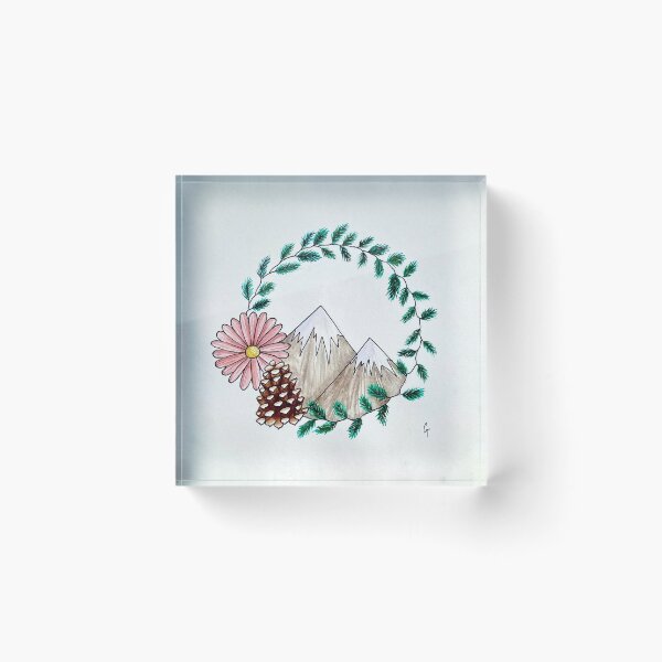 Item preview, Mountain Inspired Watercolor Painting designed and sold by Chloe Thoms.