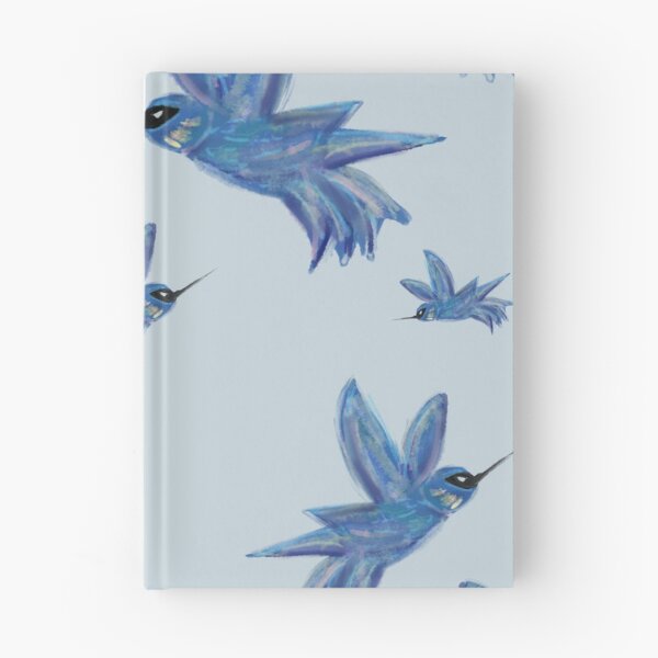 Item preview, blue hummingbirds designed and sold by alisonbbentley.