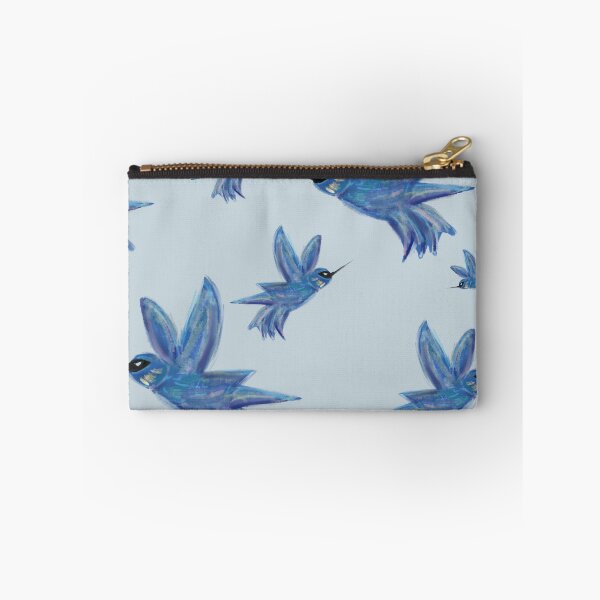Item preview, blue hummingbirds designed and sold by alisonbbentley.
