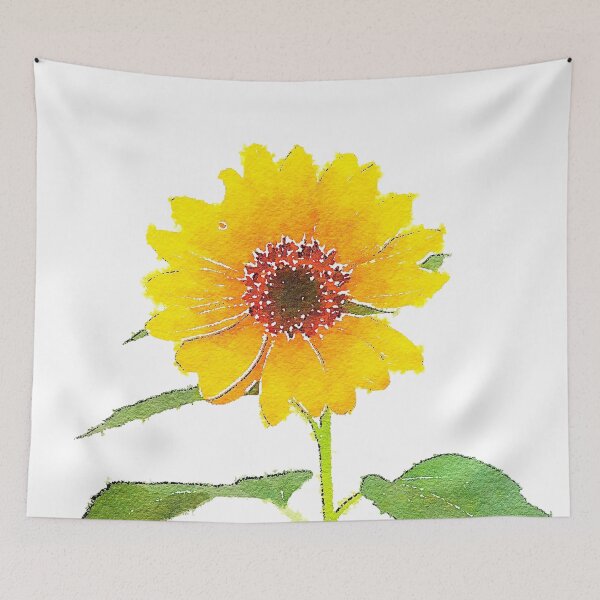 Item preview, Sunflower in Watercolor designed and sold by Douglas E. Welch Design and Photography.
