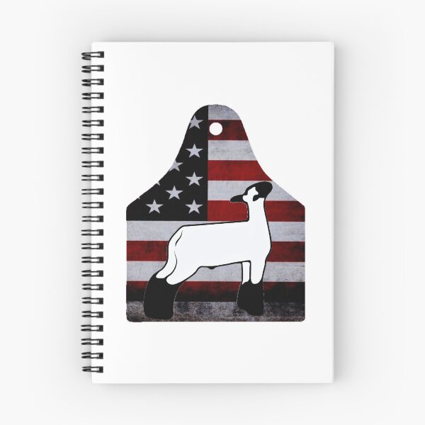 Item preview, American Flag Ear Tag - Market Lamb 1 - NOT FOR RESALE WITHOUT PERMISSION designed and sold by l-oh.