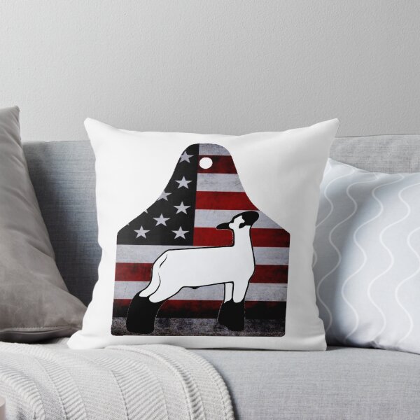 Item preview, American Flag Ear Tag - Market Lamb 1 - NOT FOR RESALE WITHOUT PERMISSION designed and sold by l-oh.