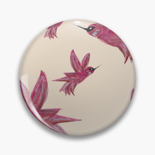 Item preview, pink hummingbirds designed and sold by alisonbbentley.