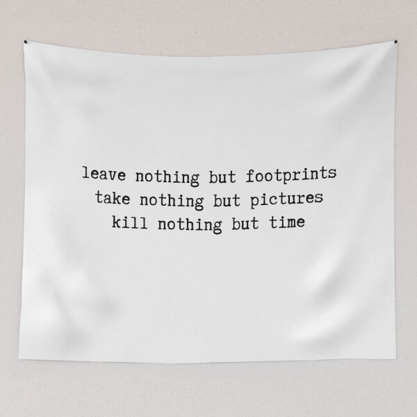 Item preview, Leave nothing but footprints designed and sold by Wildflowerinc.