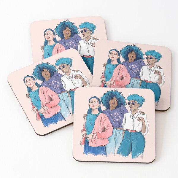 Item preview, GRL PWR - illustration print designed and sold by JustineLecouffe.
