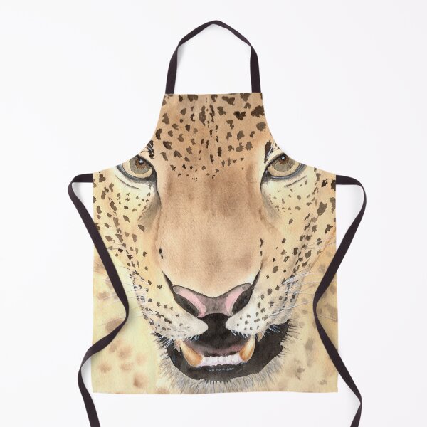 Item preview, Leopard Portrait, Watercolour art designed and sold by mhailittlearts.